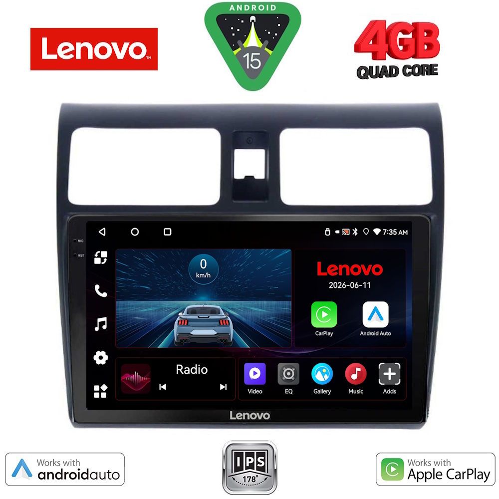 LVE7684_15 LENOVO LVE 8684_CPAA (10inc) MULTIMEDIA TABLET for SUZUKI SWIFT mod. 2005-2011 - Image 1