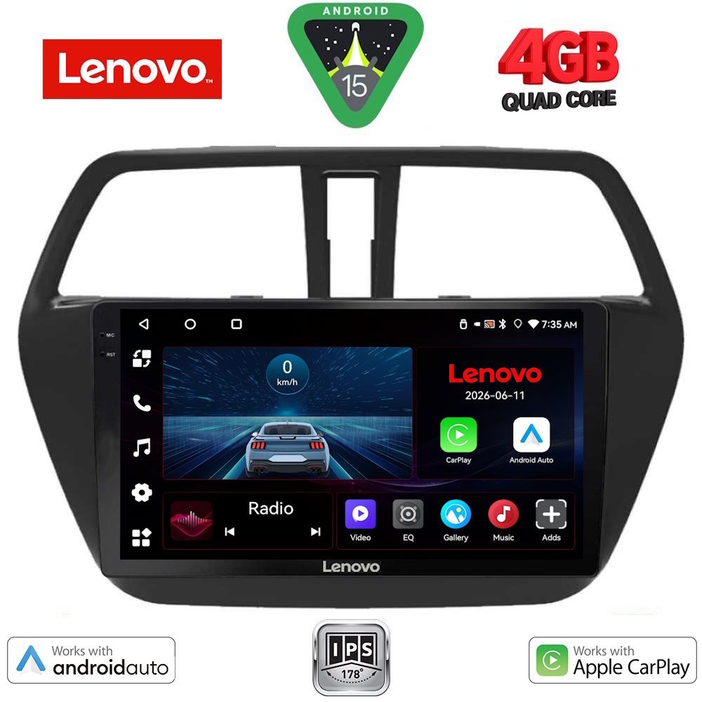 LVE7689_15 LENOVO LVE 8689_CPAA (9inc) MULTIMEDIA TABLET for SUZUKI SX4 S-CROSS mod. 2014-2021 - Image 1