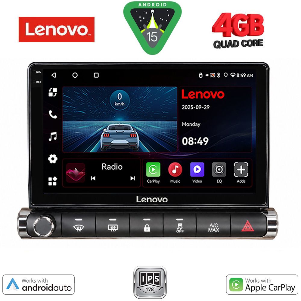 LVE8089H_15 LENOVO LVE 8089H_CPAA (9inc) MULTIMEDIA TABLET for CITROEN C4 CACTUS mod. 2014-2021 High Version - Image 1
