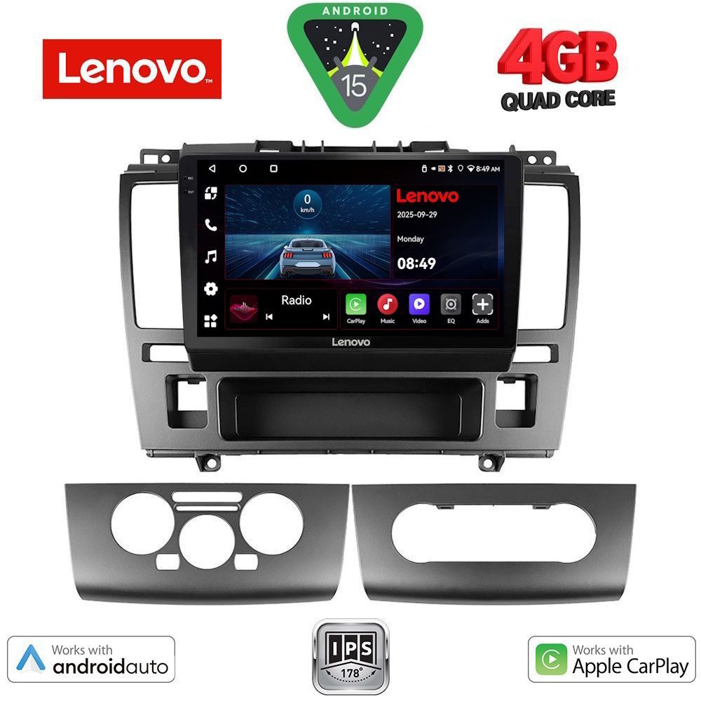 LVE8465_15-1 LENOVO LVE 8465A_CPAA (9inc) MULTIMEDIA TABLET for NISSAN TIDA mod. 2004-2013 - Image 1