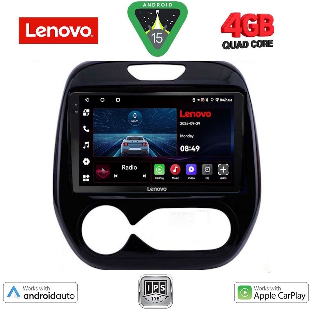LVE8542CL_15 LENOVO LVE 8542_CPAA (9inc) MULTIMEDIA TABLET for RENAULT CAPTUR mod. 2013-2019 - Image 1