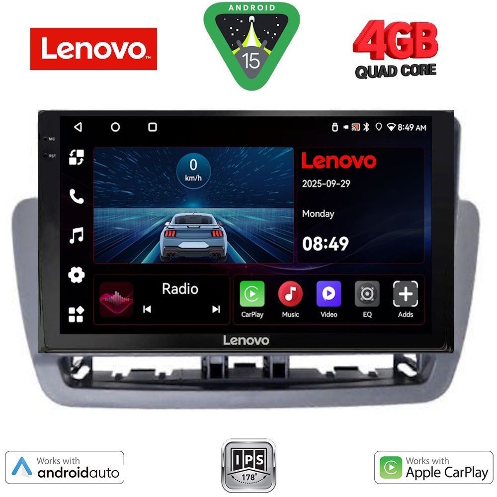 LVE8572GR_15 LENOVO LVE 8572GR_CPAA (9inc) MULTIMEDIA TABLET for SEAT IBIZA mod. 2012-2015 - Image 1