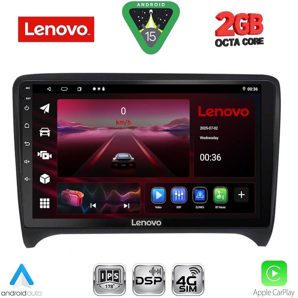 LVF5009_15_ LENOVO LVF 5009_CPA (9inc) MULTIMEDIA TABLET for AUDI TT mod. 2007-2015 - Image 1