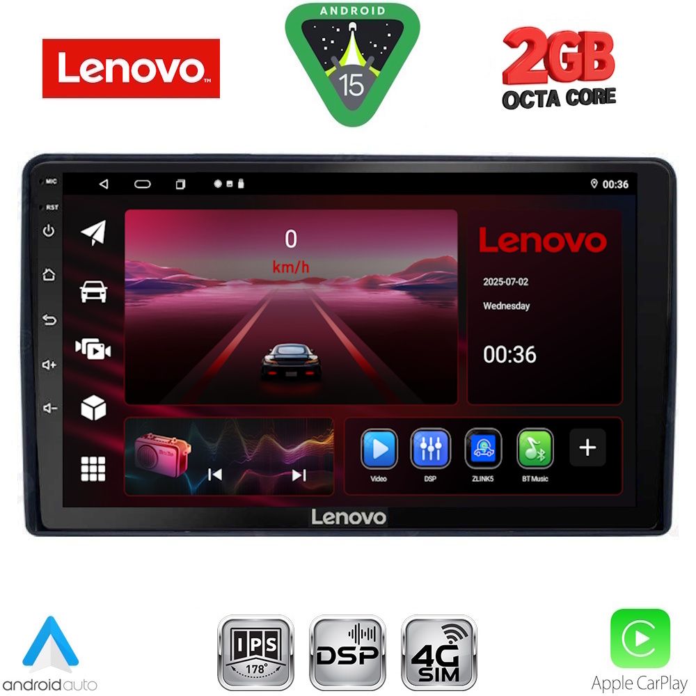 LVF5081_15_ LENOVO LVF 5081_CPA (9inc) MULTIMEDIA TABLET for CITROEN – PEUGEOT mod. 2008-2018 - Image 1