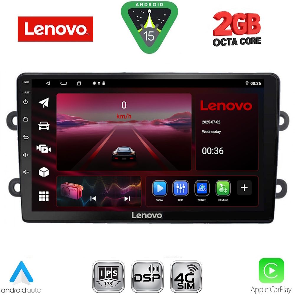 LVF5102_15_ LENOVO LVF 5102_CPA (9inc) MULTIMEDIA TABLET for DACIA DUSTER mod. 2012-2019 - Image 1
