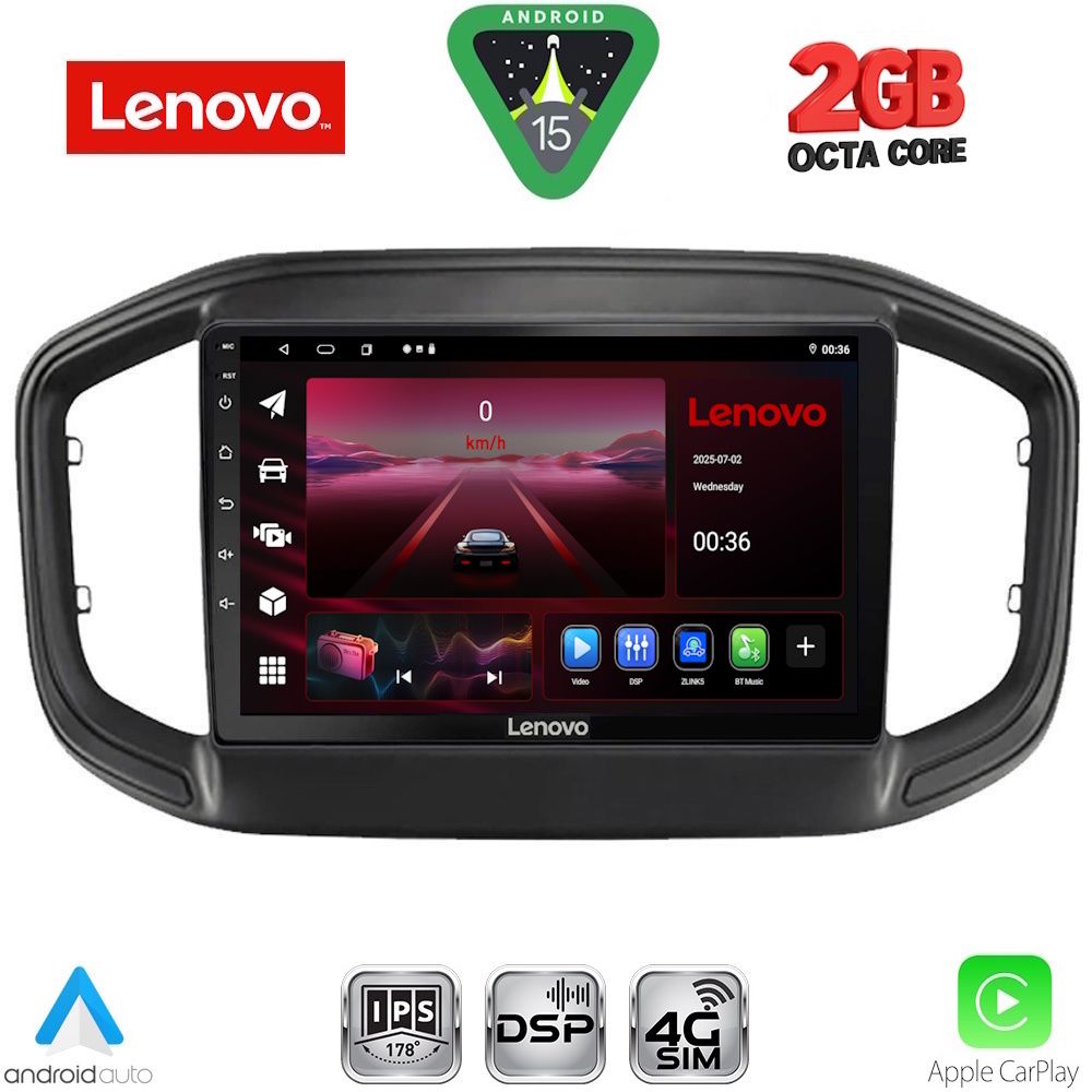 LVF5147_15_ LENOVO LVF 5147_CPA (9inc) MULTIMEDIA TABLET for FIAT STRADA mod. 2020-2026 - Image 1