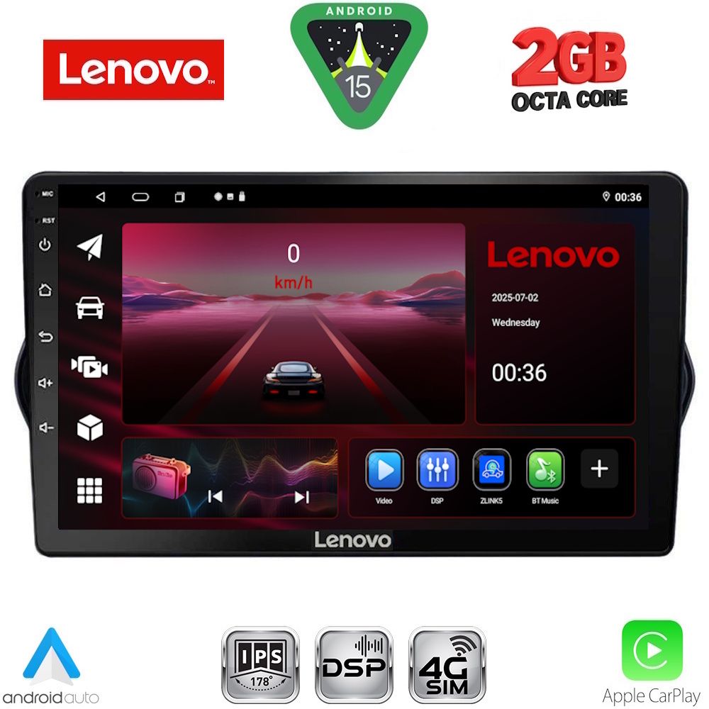 LVF5148_15_ LENOVO LVF 5148_CPA (9inc) MULTIMEDIA TABLET for FIAT TIPO mod. 2015-2023 - Image 1