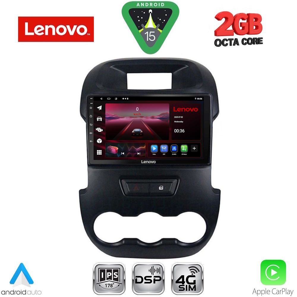 LVF5171_15_ LENOVO LVF 5171_CPA (9inc) MULTIMEDIA TABLET for FORD RANGER mod. 2011-2015 - Image 1