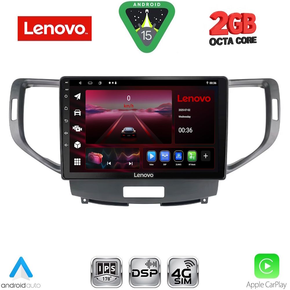 LVF5183_15_ LENOVO LVF 5183_CPA (9inc) MULTIMEDIA TABLET for HONDA ACCORD mod. 2008-2013 - Image 1