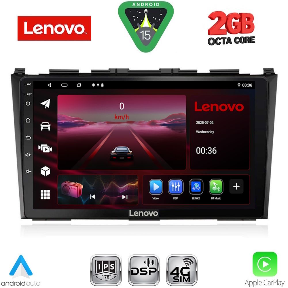 LVF5197_15_ LENOVO LVF 5197_CPA (9inc) MULTIMEDIA TABLET for HONDA CRV mod. 2006-2012 - Image 1
