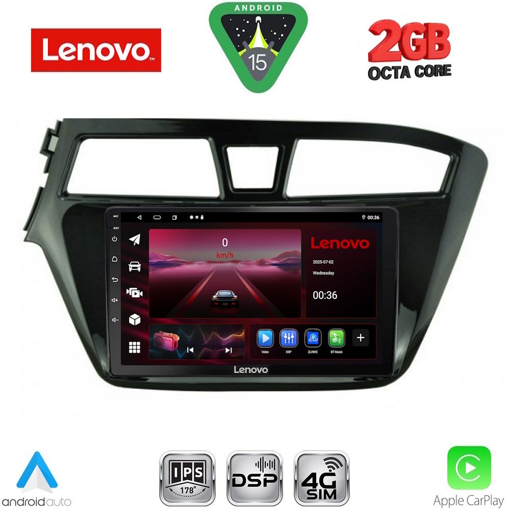 LVF5229_15_ LENOVO LVF 5229_CPA (9inc) MULTIMEDIA TABLET for HYUNDAI i20 mod. 2014-2018 - Image 1
