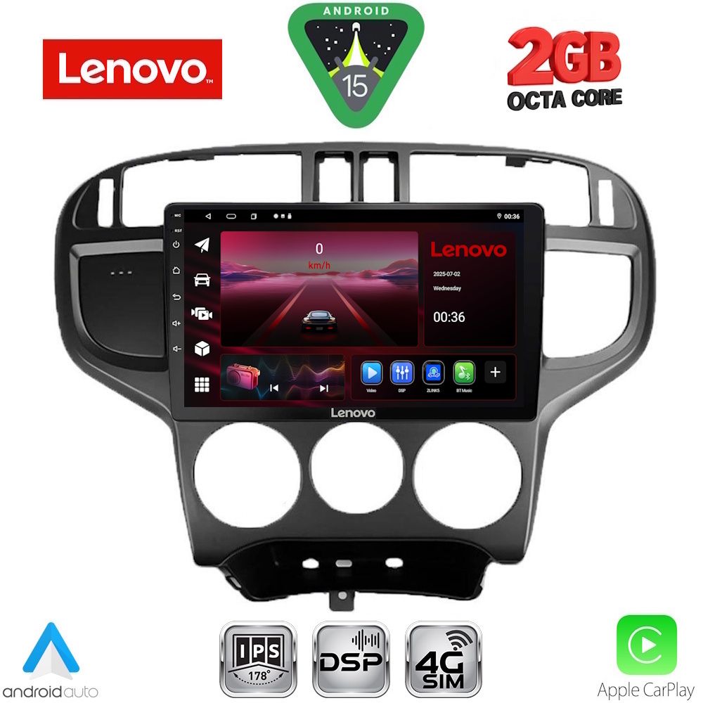 LVF5240_15_ LENOVO LVF 5240_CPA (9inc) MULTIMEDIA TABLET for HYUNDAI MATRIX mod. 2001-2010 - Image 1
