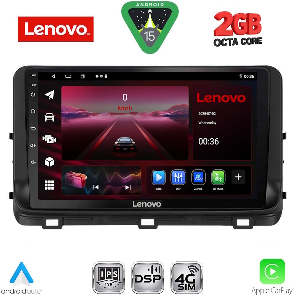 LVF5303_15_ LENOVO LVF 5303_CPA (10inc) MULTIMEDIA TABLET for KIA CEED - XCEED mod. 2018-2022 - Image 1