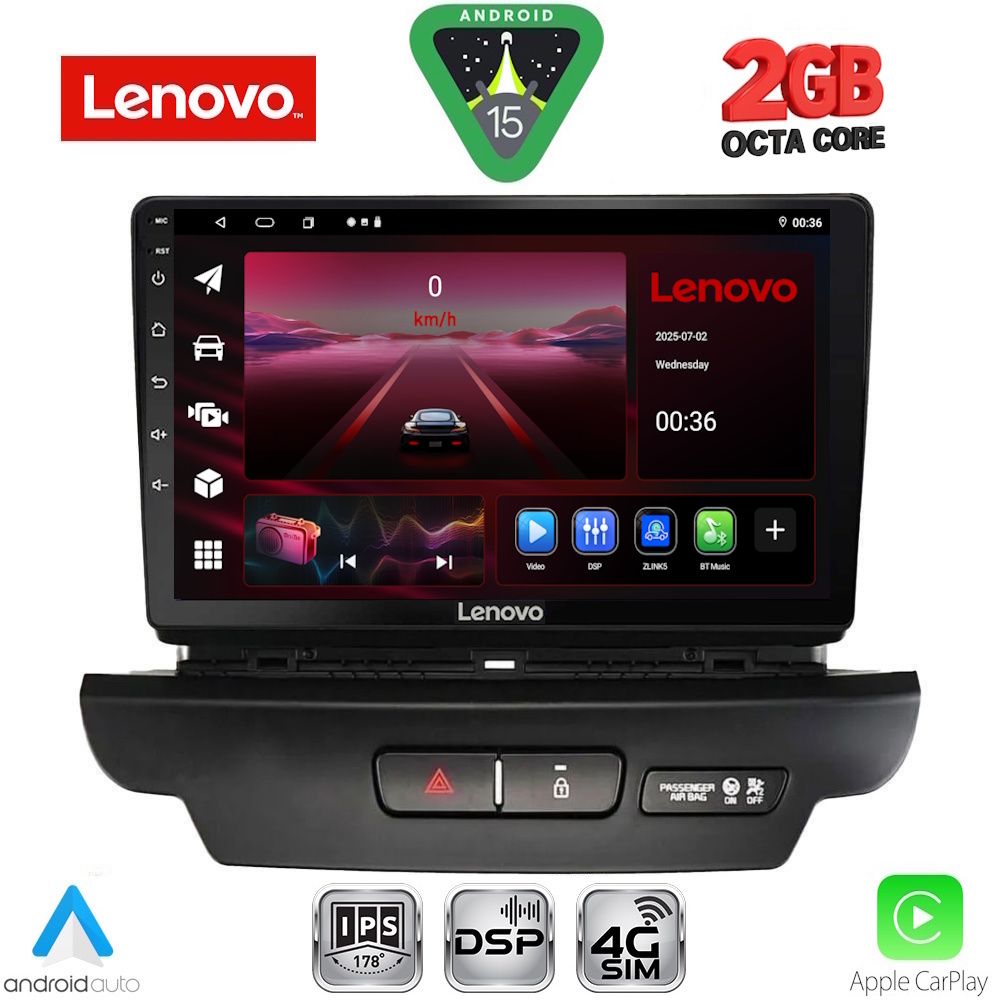 LVF5304_15_ LENOVO LVF 5304_CPA (9inc) MULTIMEDIA TABLET for KIA CEED - XCEED mod. 2018-2022 - Image 1