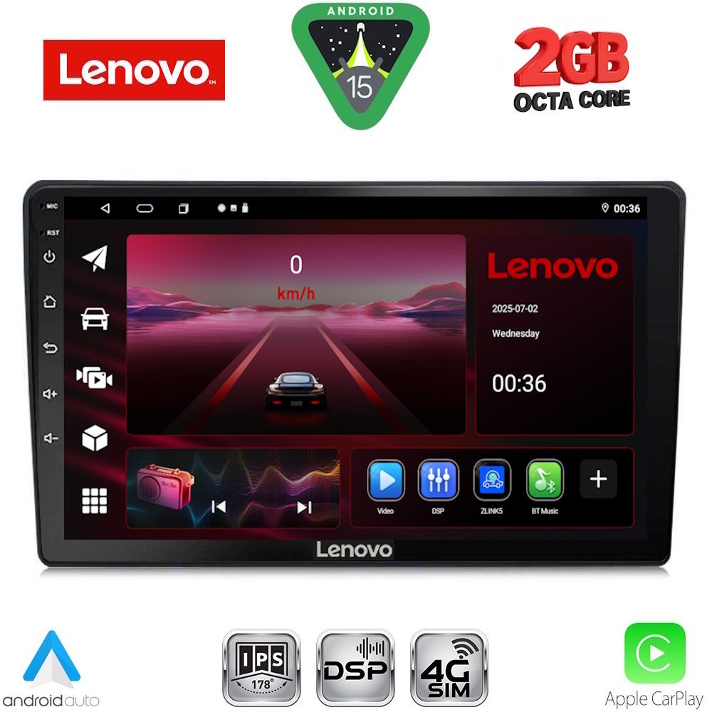 LVF5360_15_ LENOVO LVF 5360_CPA (9inc) MULTIMEDIA TABLET for MAZDA 2 mod. 2002-2007 - Image 1