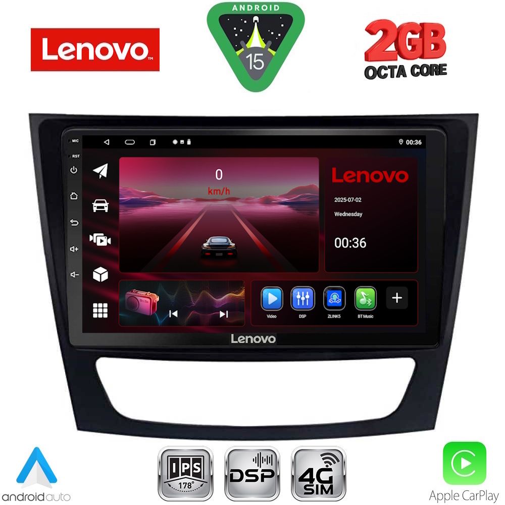 LVF5408_15_ LENOVO LVF 5408_CPA (9inc) MULTIMEDIA TABLET for MERCEDES E (W211) – CLS (W219) mod. 2003-2009 - Image 1