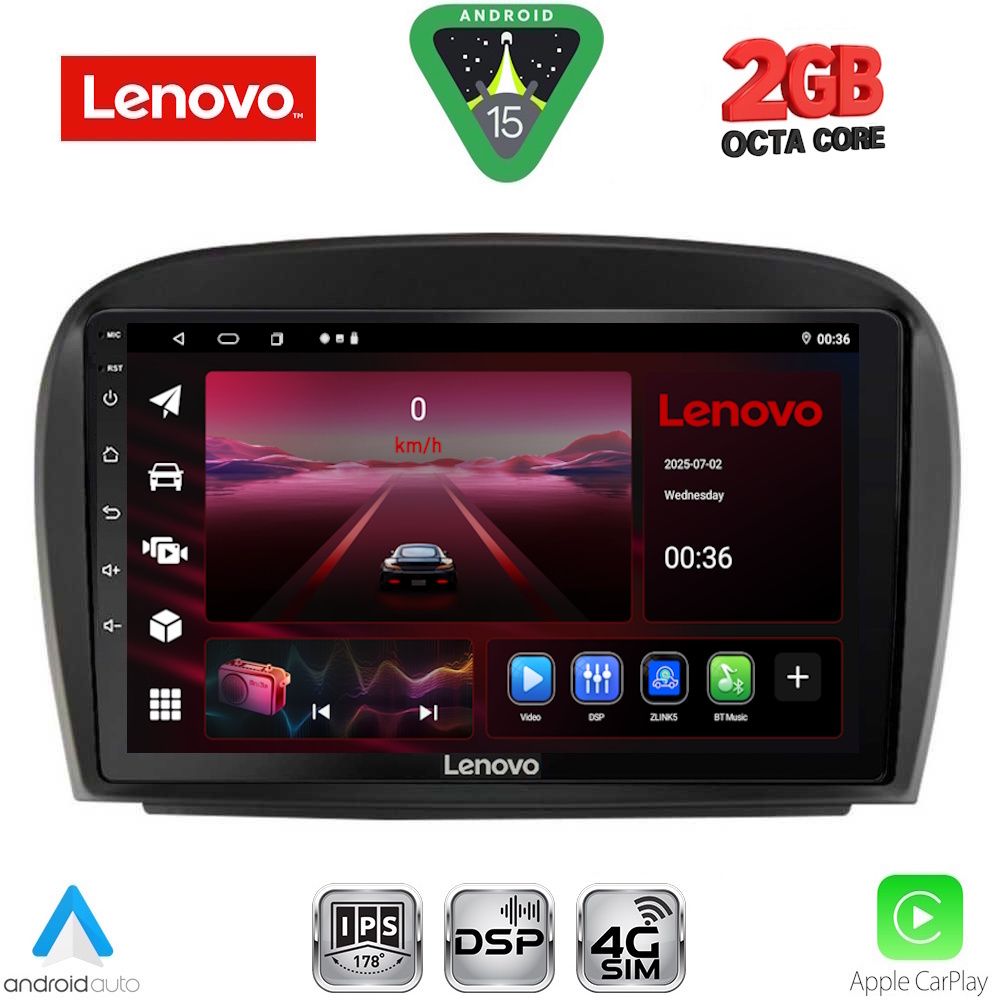 LVF5427_15_ LENOVO LVF 5427_CPA (9inc) MULTIMEDIA TABLET for MERCEDES SL (R230) FACELIFT mod. 2006-2012 - Image 1
