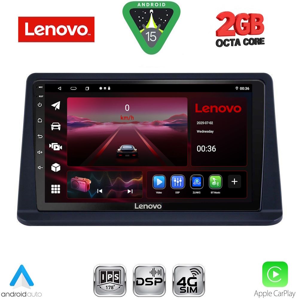 LVF5445_15_ LENOVO LVF 5445_CPA (9inc) MULTIMEDIA TABLET for MITSUBISHI PAJERO mod. 1999-2006 - Image 1