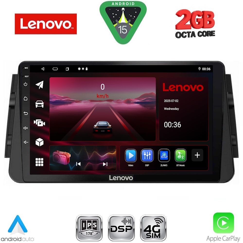 LVF5460_15_ LENOVO LVF 5460_CPA (9inc) MULTIMEDIA TABLET for NISSAN MICRA mod. 2017-2025 - Image 1