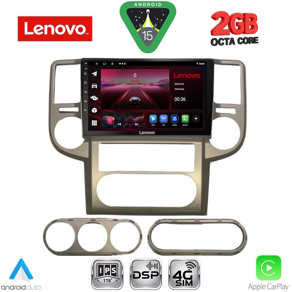 LVF5475_15_ LENOVO LVF 5475B_CPA (10inc) MULTIMEDIA TABLET for NISSAN XTRAIL mod. 2004-2007 - Image 1