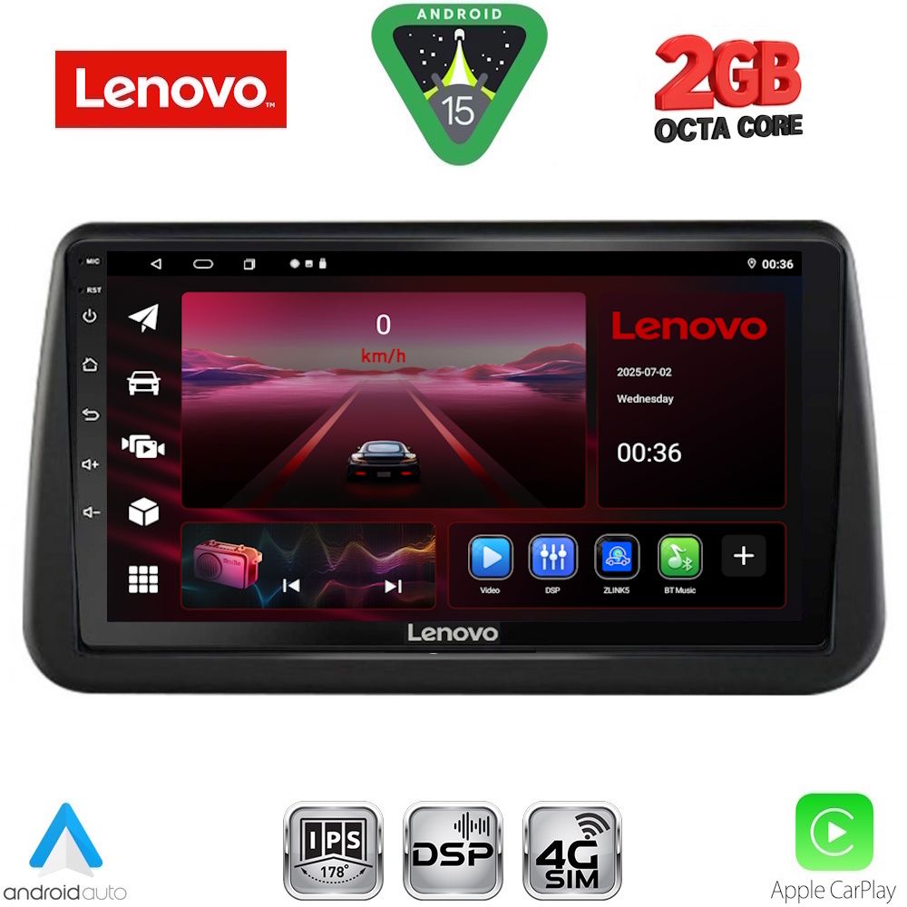 LVF5494_15_ LENOVO LVF 5494_CPA (9inc) MULTIMEDIA TABLET for OPEL MERIVA mod. 2010-2017 - Image 1