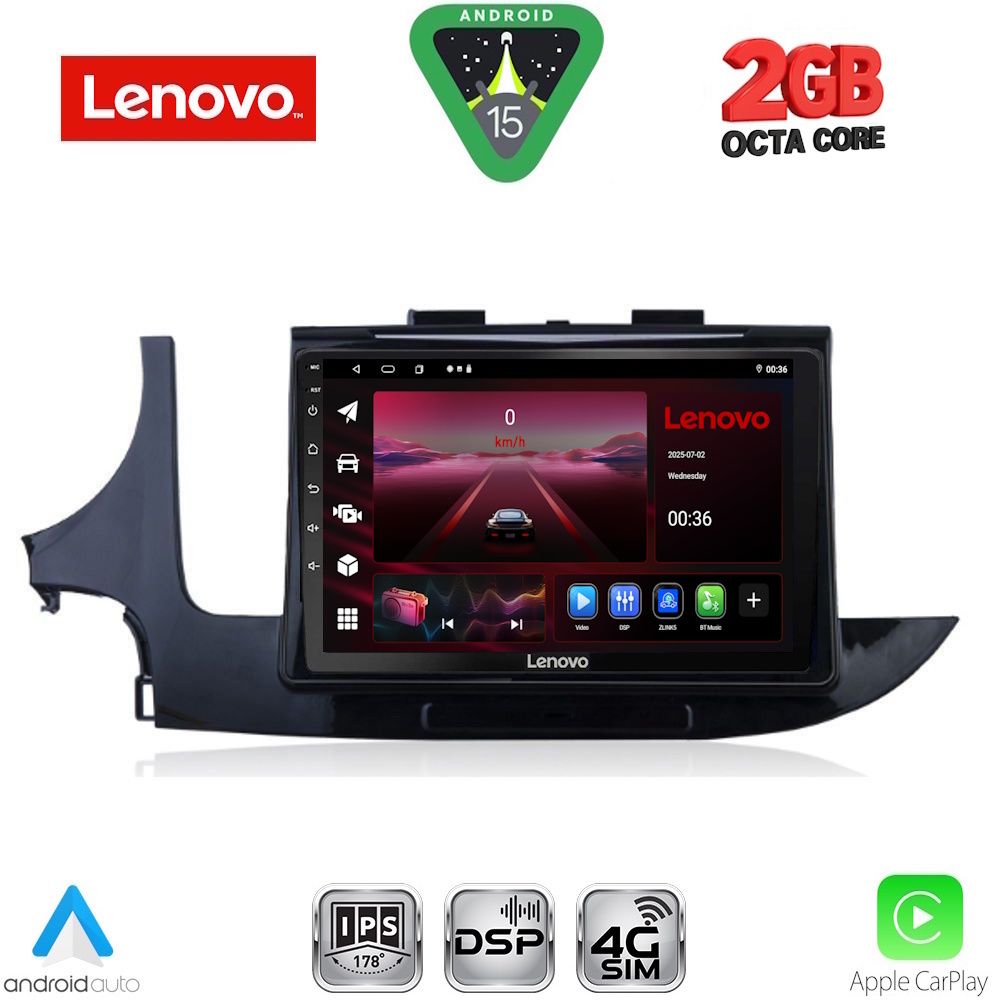 LVF5497_15_ LENOVO LVF 5497_CPA (9inc) MULTIMEDIA TABLET for OPEL MOKKA mod. 2016-2021 - Image 1