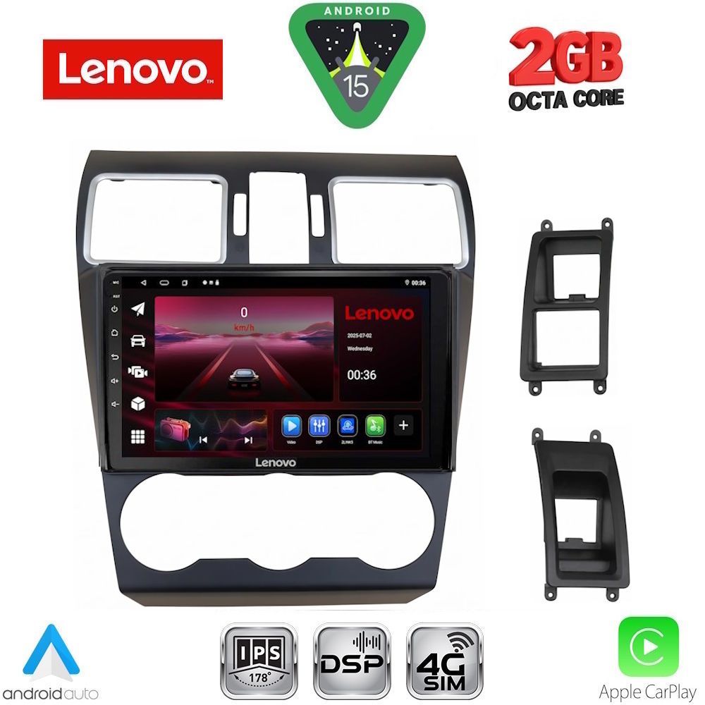 LVF5663A_15 LENOVO LVF 5663A_CPA (9inc) MULTIMEDIA TABLET for SUBARU FORESTER - IMPREZA - XV mod. 2013-2019 - Image 1