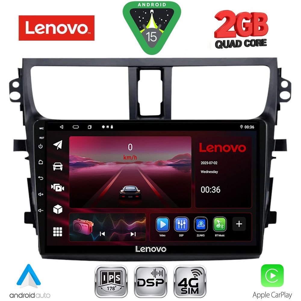 LVF5674_15 LENOVO LVF 5674_CPA (9inc) MULTIMEDIA TABLET for SUZUKI CELERIO mod. 2015-2021 - Image 1