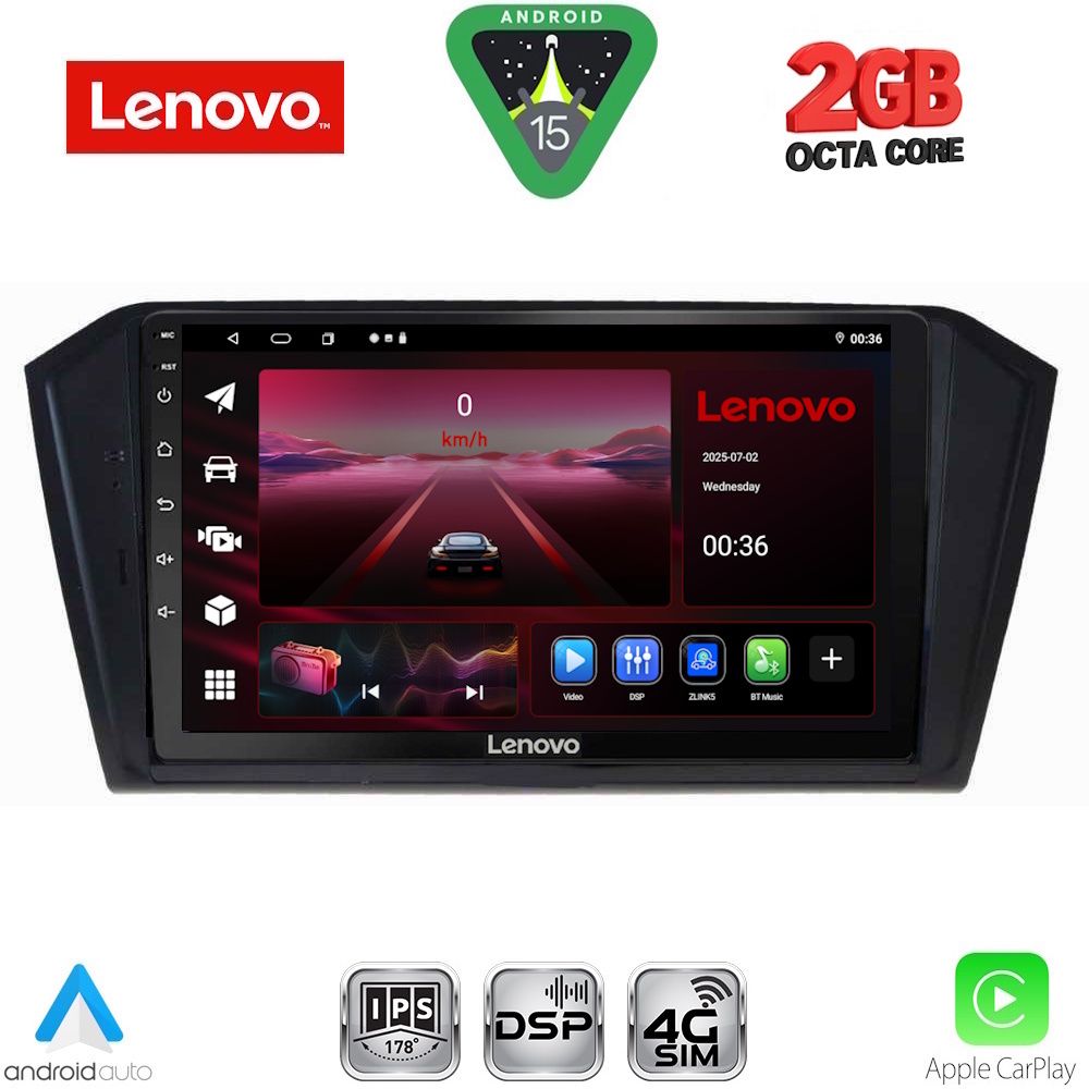 LVF5750_15_ LENOVO LVF 5750_CPA (10inc) MULTIMEDIA TABLET for VW PASSAT mod. 2016-2022 - Image 1