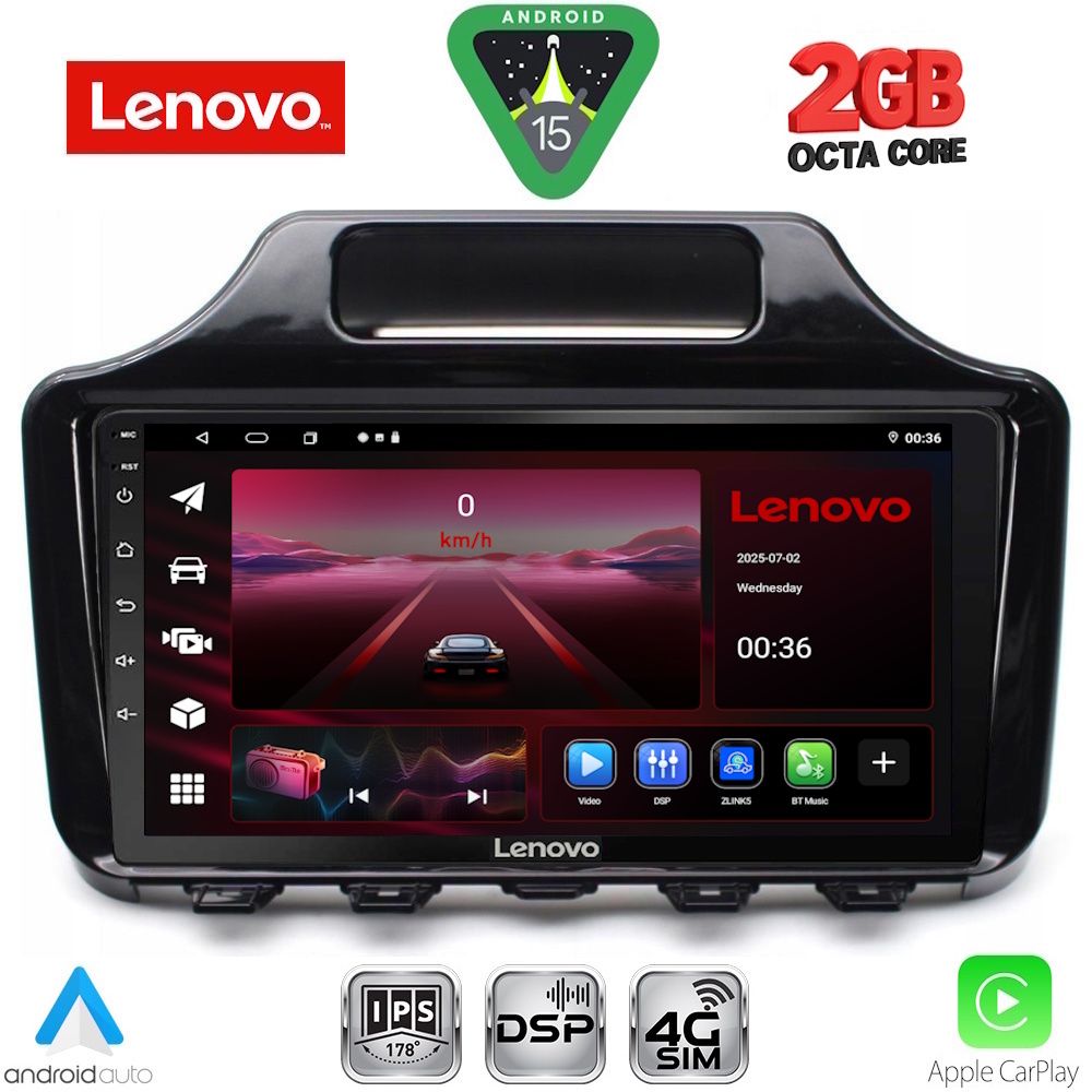LVF5779_15_ LENOVO LVF 5779_CPA (9inc) MULTIMEDIA TABLET for TOYOTA IQ mod. 2008-2015 with ORIG. NAVI - Image 1