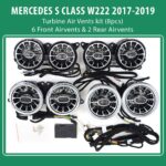 DIQ AMBIENT 8176 SE - BENZ S (W222) (Digital iQ Turbine Air Vent Ambient Light Kit MERCEDES S (W222) mod. 2017-2020)