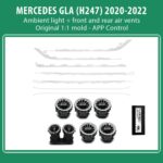 DIQ AMBIENT 8176 GLA C - MERCEDES GLA (H247) (Digital iQ Full Ambient Light Kit MERCEDES GLA (H247) mod. 2019-2023)