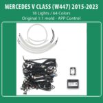 DIQ AMBIENT 8173 DIQ - BENZ V (W447) (Digital iQ Ambient Light for Mercedes V-Class (W447) mod. 2015-2024 with 18 Lights)