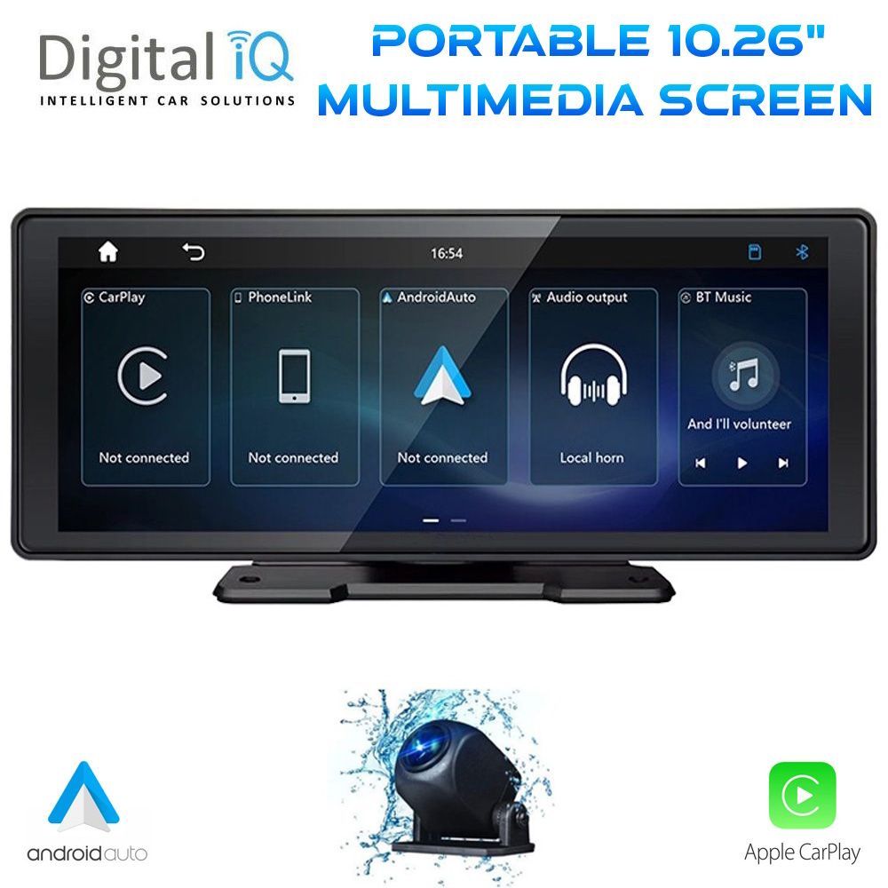 PNA_9900_00 DIGITAL IQ PNA 9900_CPAA (10.26inc) (PORTABLE DVR MULTIMEDIA CARPLAY & ANDROID AUTO) - Image 1