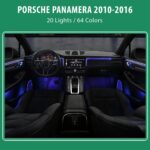 DIQ AMBIENT PORSCHE PANAMERA BSJ01M (Digital iQ Ambient Light for Porsche Panamera mod. 2010-2016 with 20 Lights, Phantom) - Image 2