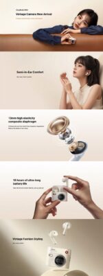 REMAX COZYBUDS W33 (BROWN) TRUE WIRELESS EARBUDS - Image 3