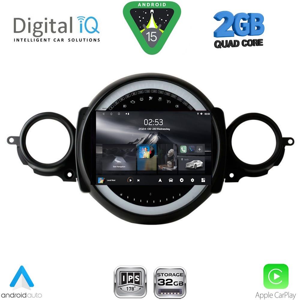 RSD1064_15 DIGITAL IQ RSD 1064_CPA (9inc) MULTIMEDIA TABLET for MINI COOPER (R56-R57) mod. 2006-2014 – CLUBMAN (R55) mod. 2007-2014 - Image 1