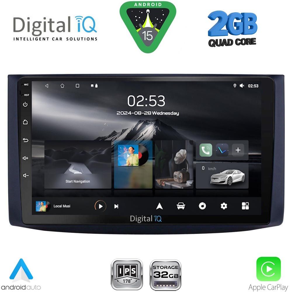 RSD1072_15 DIGITAL IQ RSD 1072_CPA (9inc) MULTIMEDIA TABLET for CHEVROLET AVEO mod. 2006-2010 - Image 1