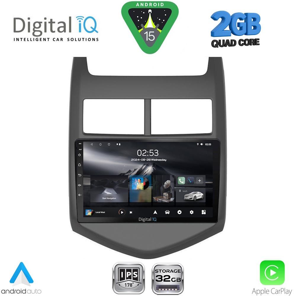 RSD1074_15 DIGITAL IQ RSD 1074A_CPA (9inc) MULTIMEDIA TABLET for CHEVROLET AVEO mod. 2011-2014 - Image 1