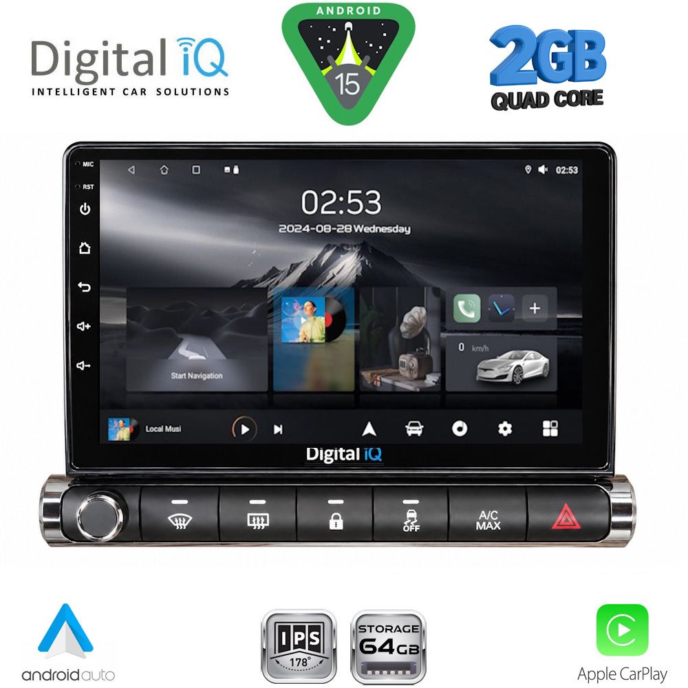 RSD1089H_15 DIGITAL IQ RSD 1089H_CPA (9inc) MULTIMEDIA TABLET for CITROEN C4 CACTUS mod. 2014-2021 High Version - Image 1
