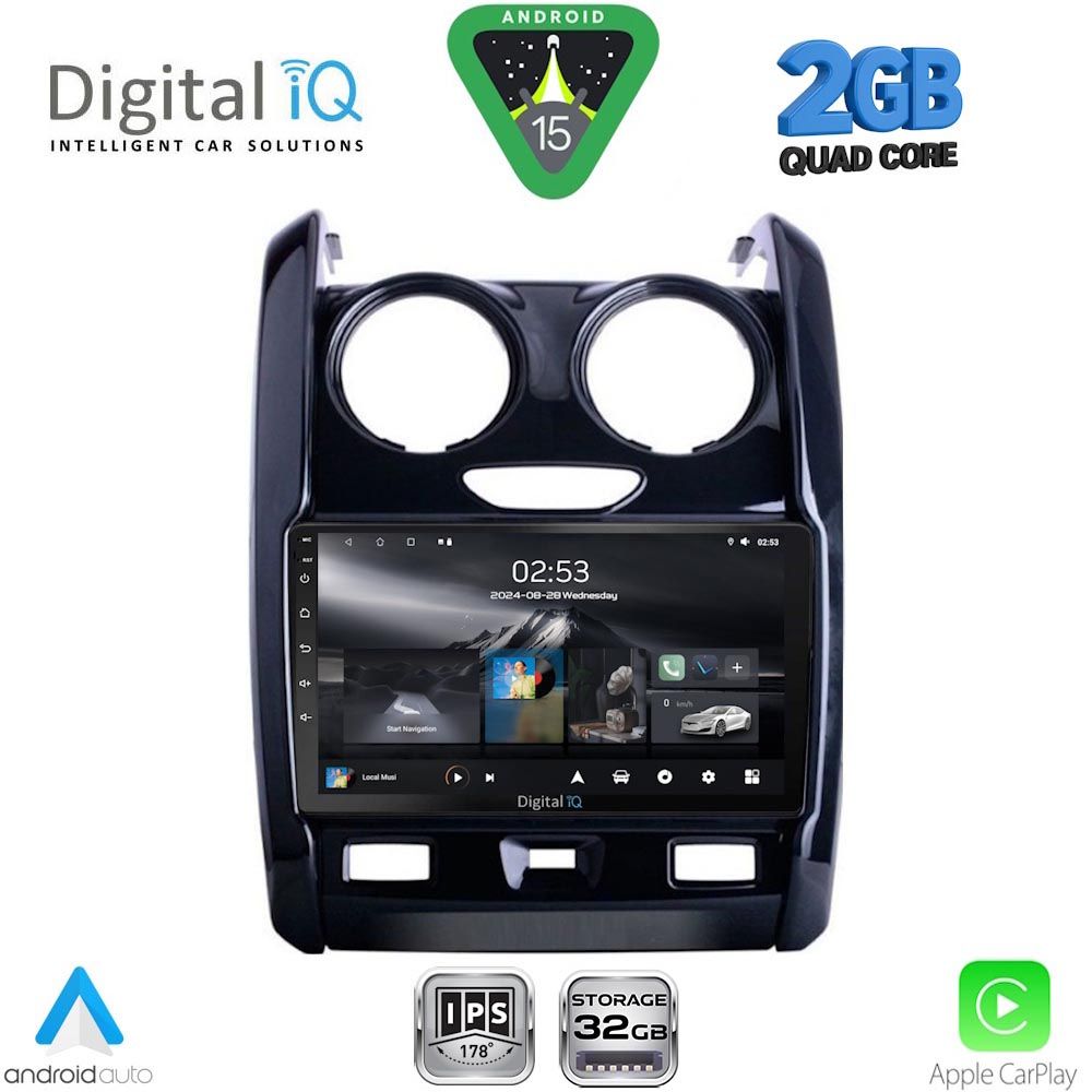 RSD1103_15 DIGITAL IQ RSD 1103_CPA (9inc) MULTIMEDIA TABLET for DACIA DUSTER mod. 2012-2019 - Image 1