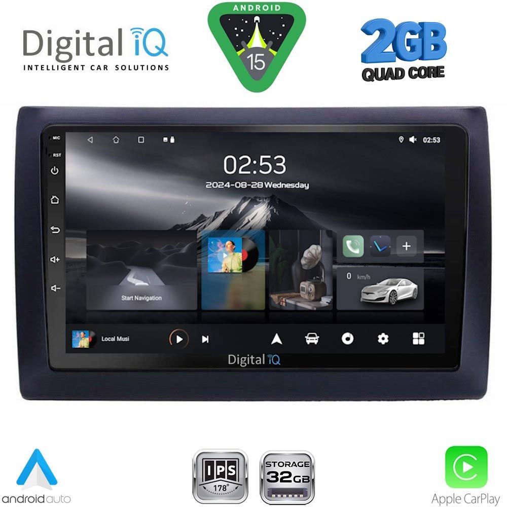 RSD1145_15 DIGITAL IQ RSD 1145_CPA (9inc) MULTIMEDIA TABLET for FIAT STILO mod. 2001-2007 - Image 1