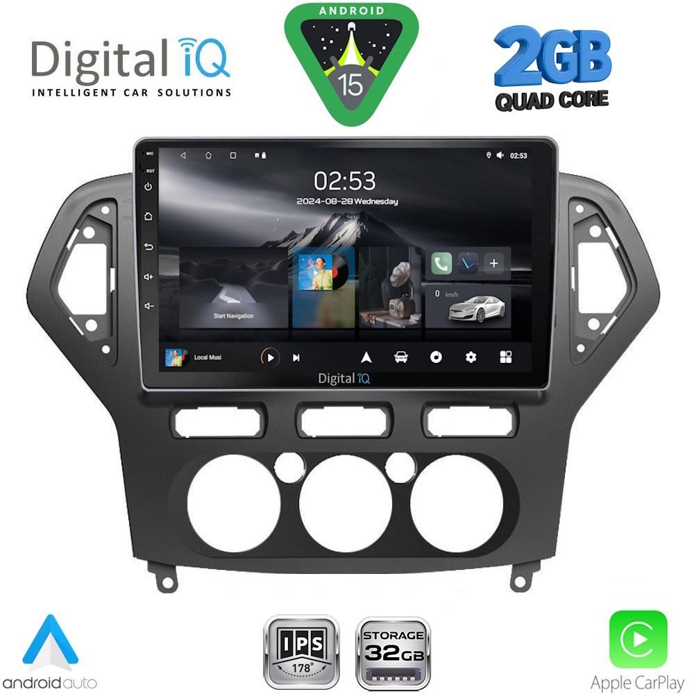 RSD1162AC_15 DIGITAL IQ RSD 1162_CPA A/C (10inc) MULTIMEDIA TABLET for FORD MONDEO mod. 2007-2011 - Image 1