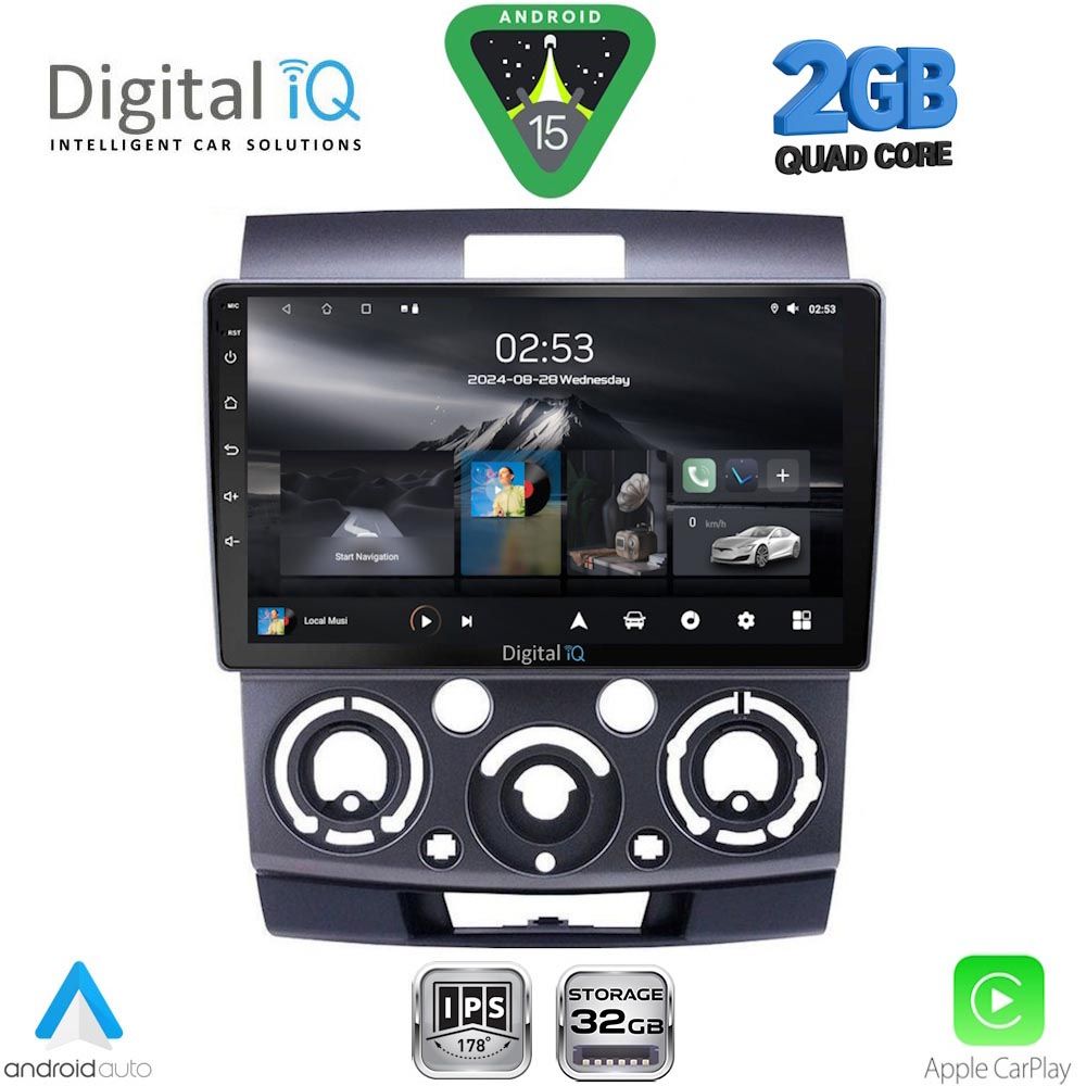 RSD1170_15 DIGITAL IQ RSD 1170_CPA (9inc) MULTIMEDIA TABLET for FORD RANGER | MAZDA BT50 mod. 2006-2011 - Image 1