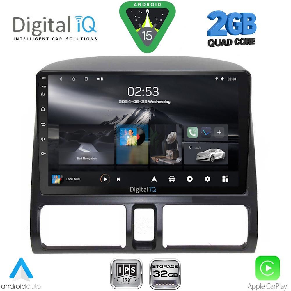 RSD1196_CL_15 DIGITAL IQ RSD 1196_CPA CLIMA (9inc) MULTIMEDIA TABLET for HONDA CRV mod. 1996-2006 - Image 1