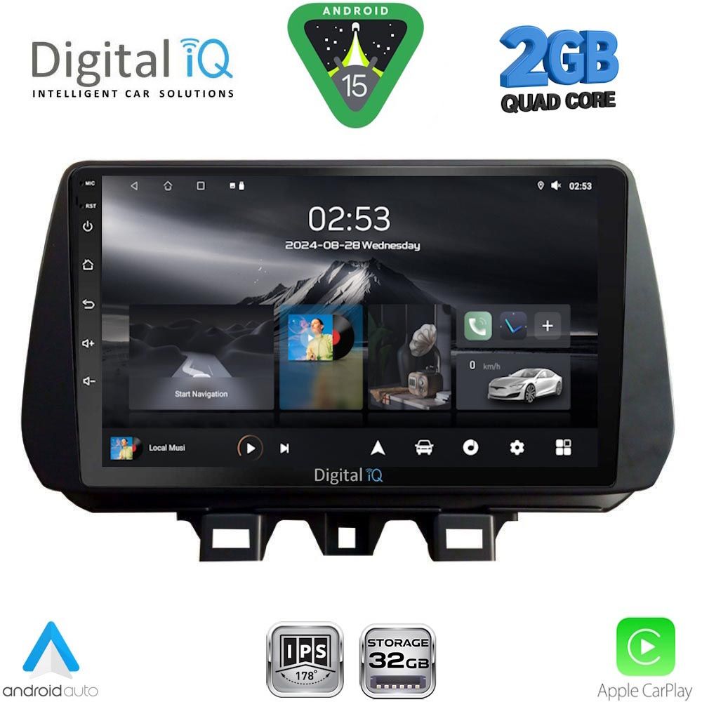 RSD1244_15 DIGITAL IQ RSD 1244_CPA (9inc) MULTIMEDIA TABLET for HYUNDAI TUCSON mod. 2019-2023 - Image 1
