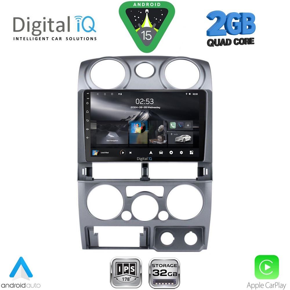 RSD1254SL_15 DIGITAL IQ RSD 1254SL_CPA (9inc) MULTIMEDIA TABLET for ISUZU D-MAX mod. 2008-2012 (SILVER) - Image 1
