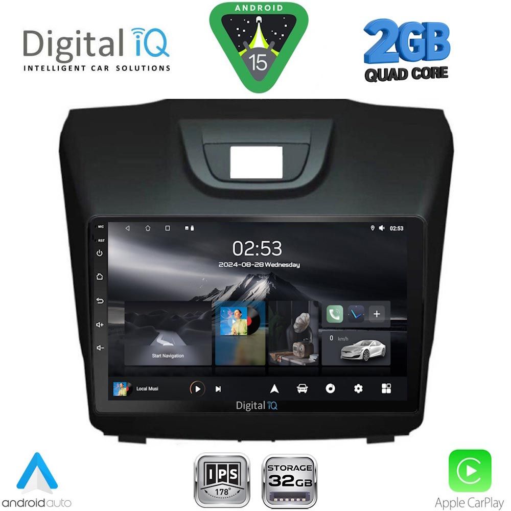 RSD1255_15 DIGITAL IQ RSD 1255_CPA (9inc) MULTIMEDIA TABLET for ISUZU DMAX mod. 2012-2020 - Image 1