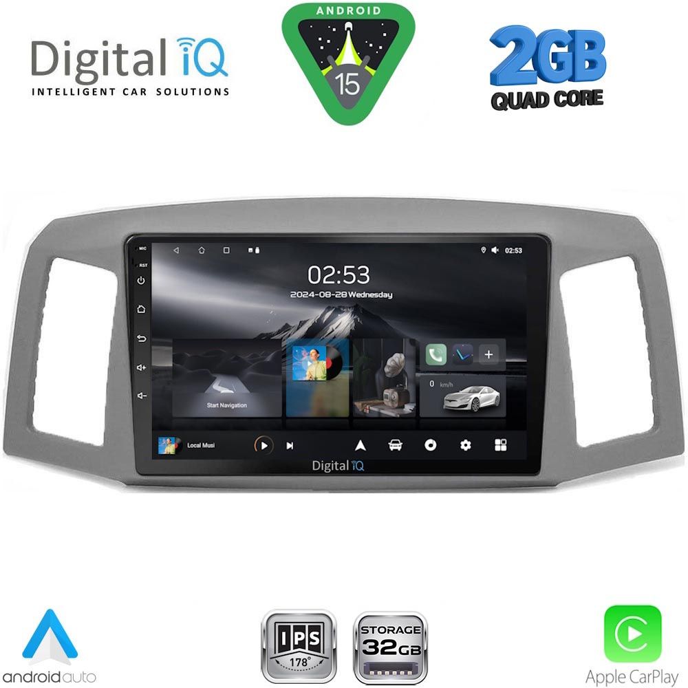 RSD1281_15 DIGITAL IQ RSD 1281_CPA (10inc) MULTIMEDIA TABLET for JEEP GRAND CHEROKEE mod. 2005-2007 - Image 1