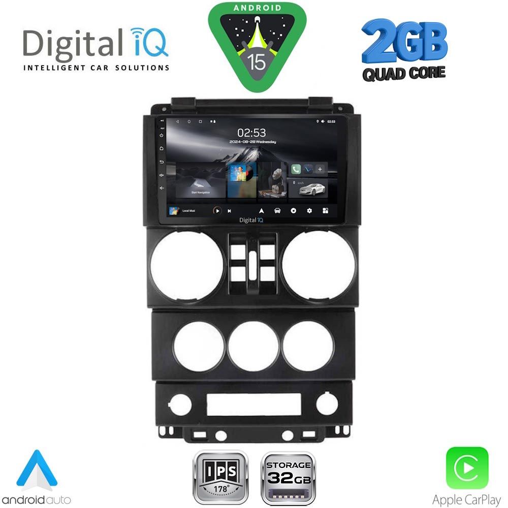 RSD1294_15 DIGITAL IQ RSD 1294_CPA (9inc) MULTIMEDIA TABLET for JEEP WRANGLER mod. 2006-2011 - Image 1